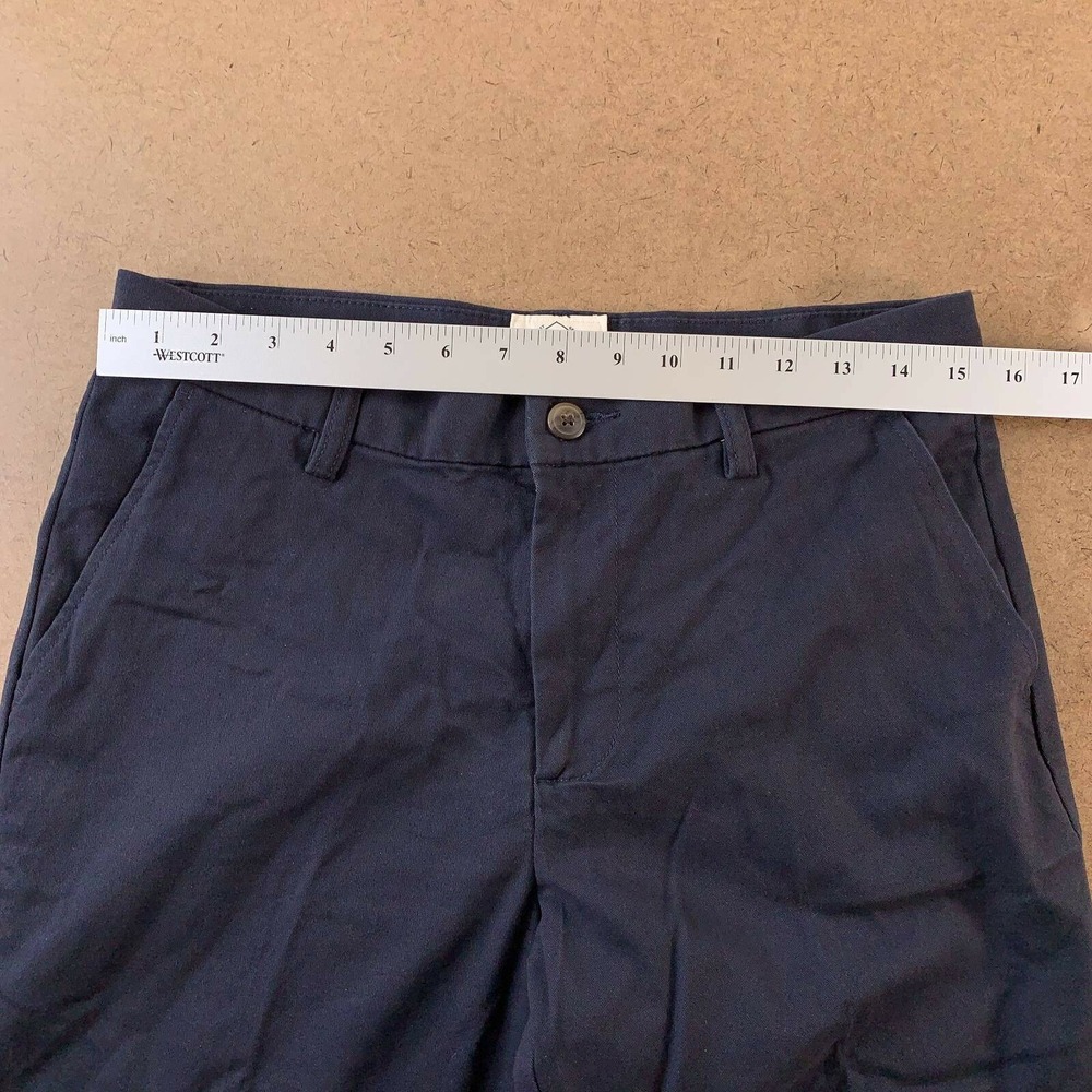 St. John's Bay Mens Straight Leg Pants Blue Stretch Flat Front 30 x 30 New - Picture 3 of 7